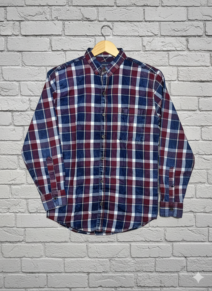 Stylish Checkered Casual Shirt for Men – Comfort Meets Versatility